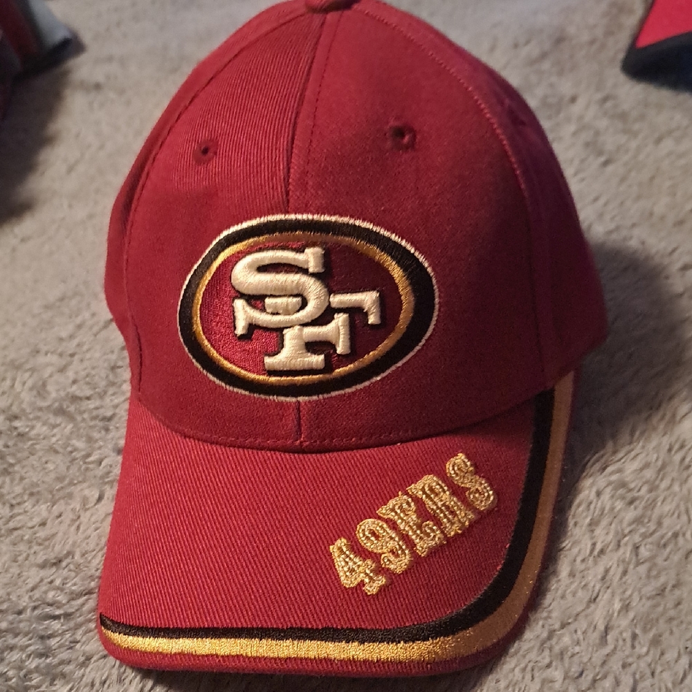 NFL Burgundy Cap with Logo Patch